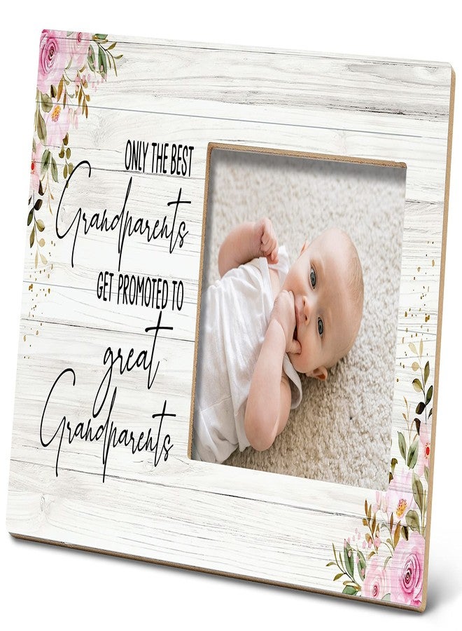 SRADMO Grandparents & Great Grandparents Photo Frames, Baby Announcement & Promotion Keepsakes, 12x6 Grandkids Picture Frame - Image 1